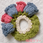 【受注生産･新作追加！】お花のヘアゴム シュシュ