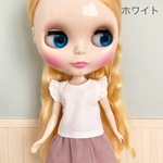 22㎝・27cmドール服✴︎フリル袖トップス