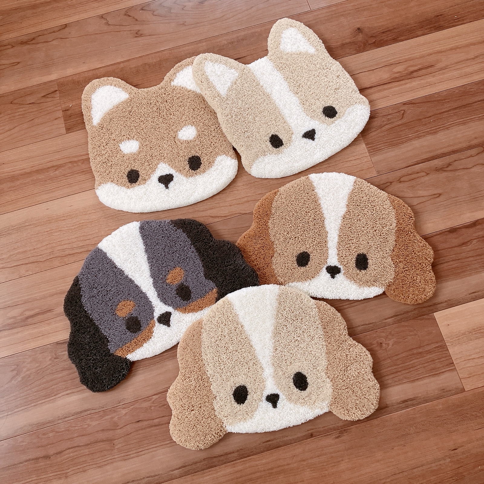 CAVALIA（キャバリア）ラグ（黒・茶） - tapis-tabis [タピ タビ