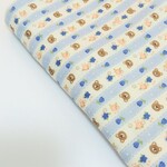【再入荷可能】【ダブルガーゼ】くまとおはな