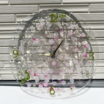 桜吹雪の掛け時計 No.10