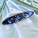 幻想宇宙の結晶ヘアクリップ髪飾り【深淵の蝶A】