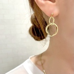 New‼︎ 〜simple style 〜  揺めきダブルオーバルピアス ピアス / イヤリング / 樹脂ピアス / チタンピアス