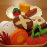 ご依頼分です。フェルト　♪　おべんとうの歌　♪　セット　+　おかず