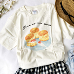 【5月下旬発送】スコーンTシャツ（クリーム）｜小麦シリーズ