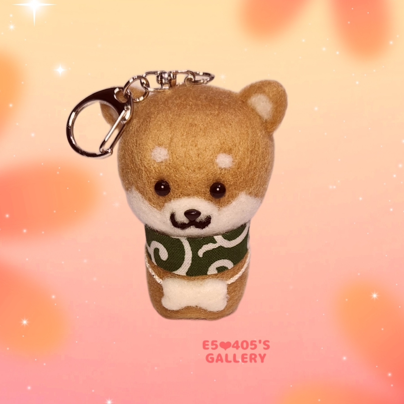 〘再販4〙豆柴君🐕 骨ポーチのキーホルダーマスコット(骨ポーチ)