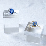 勿忘草のリング(フリーサイズ)ゴールド/シルバー