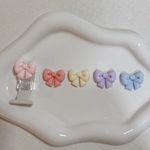 名札クリップ　りぼんモチーフ