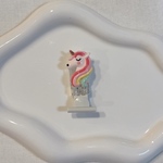 名札クリップ　ユニコーン