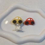 名札クリップ　くるまモチーフ