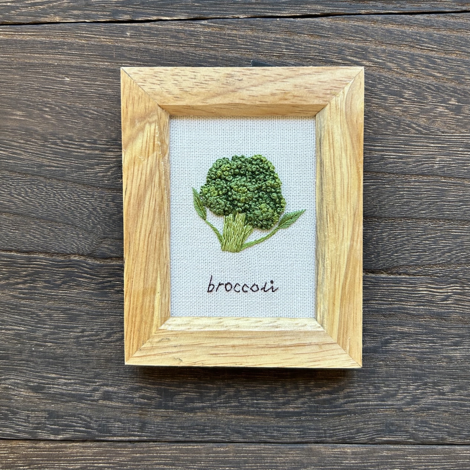 夏野菜の彩り刺繍フレーム - Petite Nature プチナチュレ