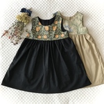 人気No.2✽.｡.:*《size80〜150》【ノースリーブワンピース】ウィリアムモリス