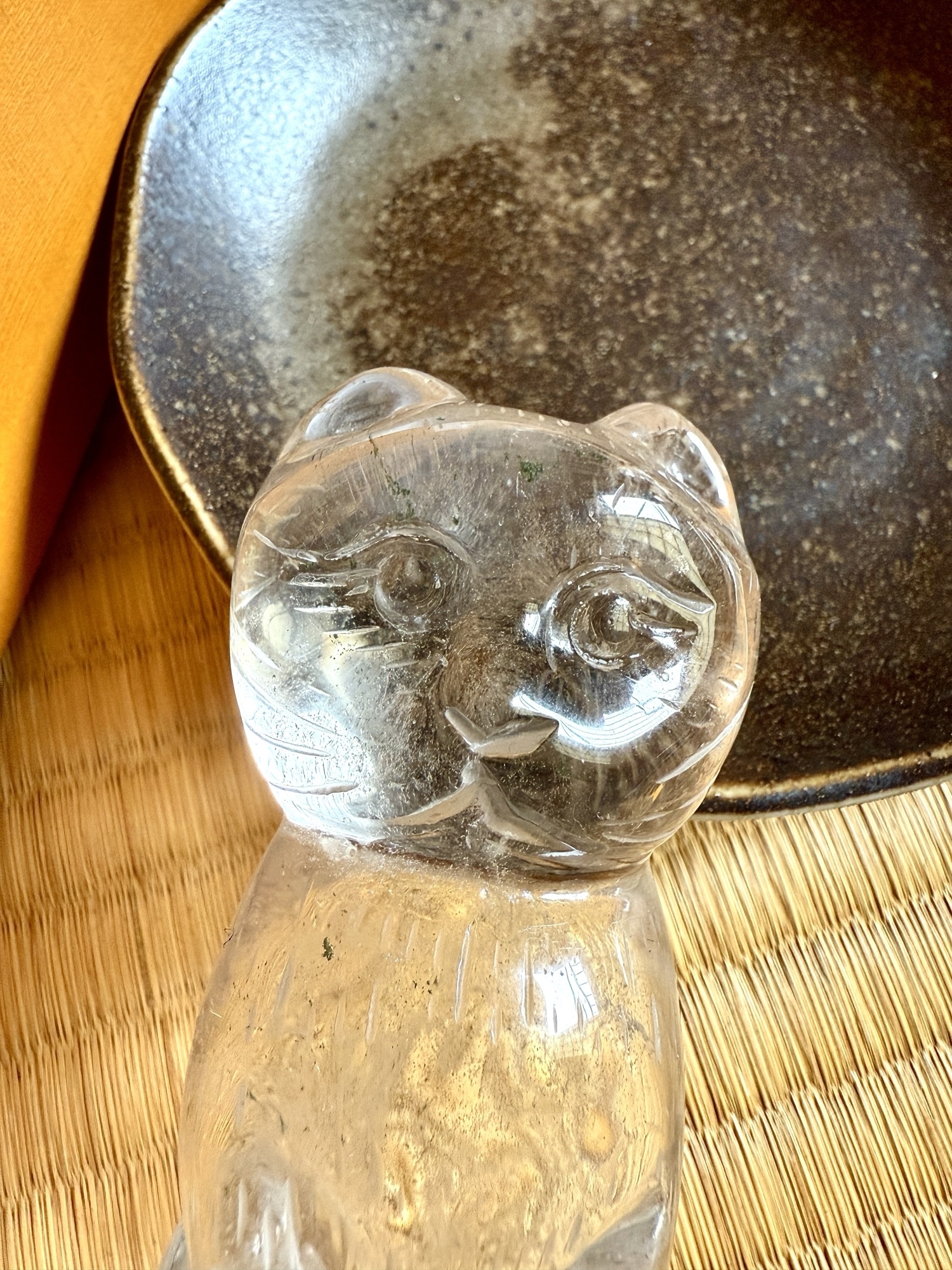 ✨ ヒマラヤ水晶の招き猫｜開運・金運・浄化・一点物 ✨ - 空の石