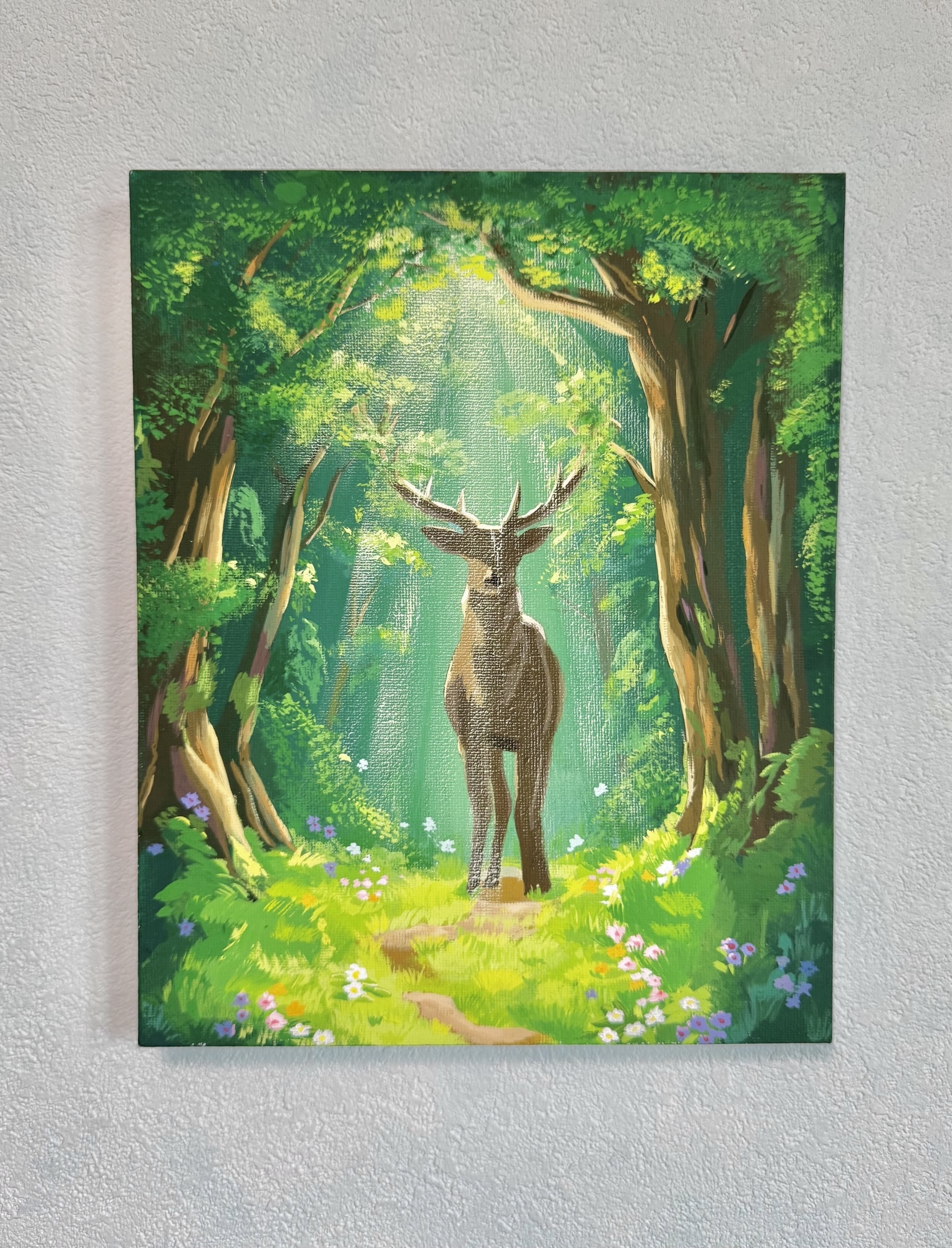 鹿 - 絵画の人気通販 | minne 国内最大級のハンドメイド・手作り