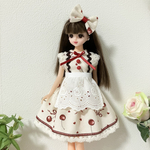 リカちゃん服🍒サクランボ柄ワンピース