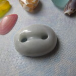 新作っ！糸魚川翡翠のヘアーゴムの髪飾り。