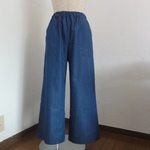 YU様オーダー用・シャツデニムのワイドパンツ
