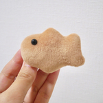 たいやきのぬいぐるみクリップ