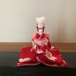 干支飾り　【ウマ】　ちりめん　