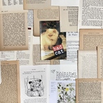 ☆たっぷり50枚お洒落なアンティーク古書☆ 洋書　コラージュ　ラッピング 販促　撮影