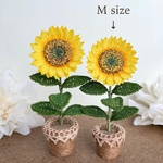 受注制作 飾って楽しむ向日葵（M size）鉢植え    ひまわり　 ヒマワリ