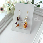 ꫛꫀꪝ✨おしゃべり日和のカフェピアス（イヤリング ）☕️🥐