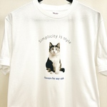 【オーダーメイド】ペット　写真　Tシャツ　【シンプル】うちのこグッズ　綿100%  犬　猫　