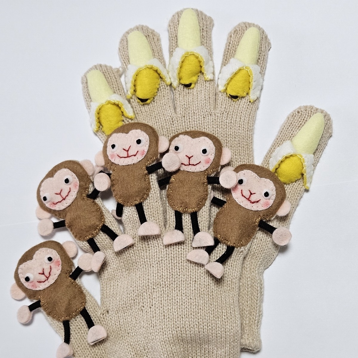 mohumohu様オーダー品　パンダうさぎコアラ　ゆびにんぎょう　指人形　保育 mohumohu様オーダー品 パンダうさぎコアラ ゆびにんぎょう 指