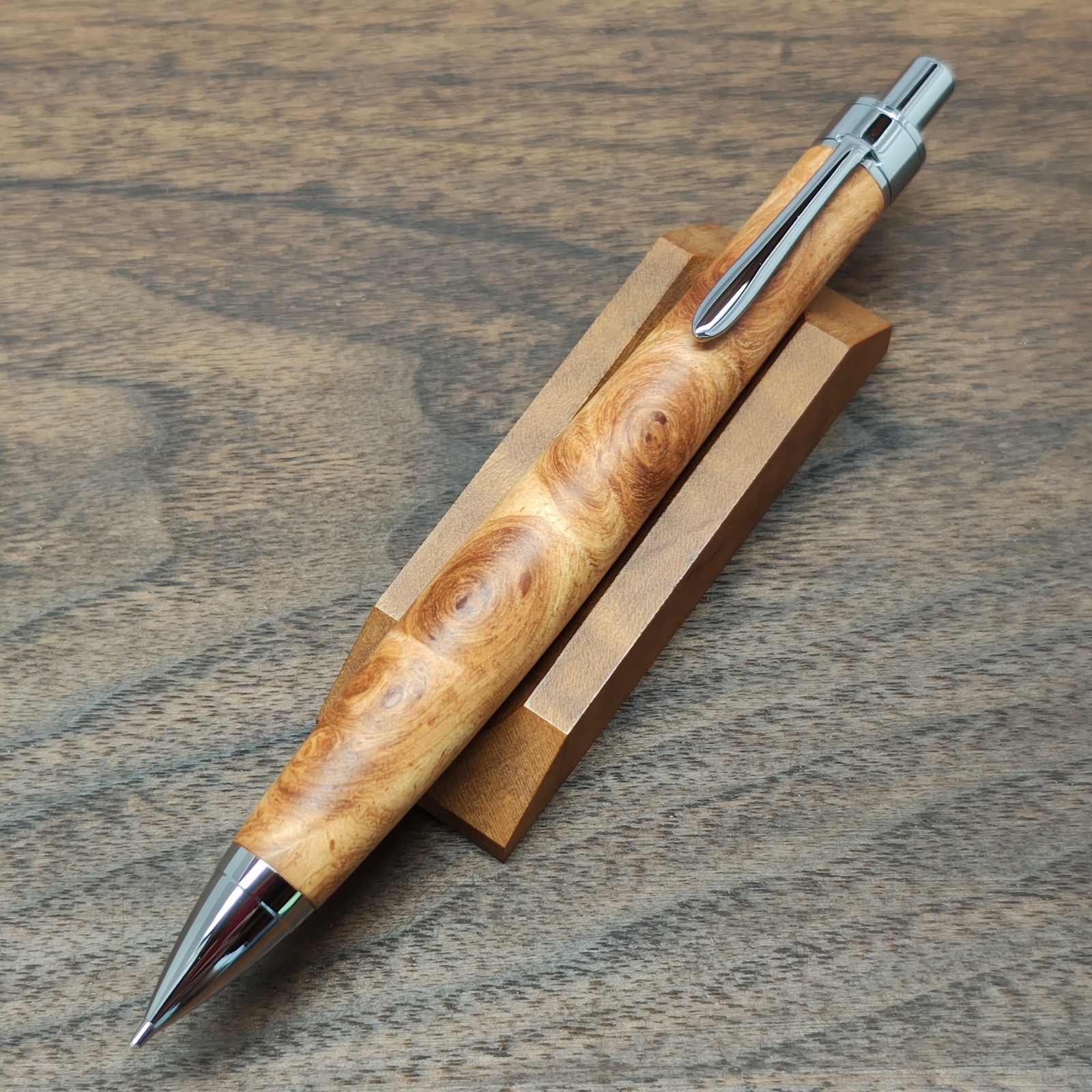 マーブルウッド シャープペンシル - 工房 TAISHI | minne 国内