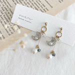 ⌇6/15先着順⌇ 🌙moon × 淡水ﾊﾟｰﾙ pierce / earring