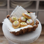 【再販】『レモンケーキ2種』ミニチュアパン ミニチュアフード ミニチュアスイーツ レモン 夏 1/12スケール 