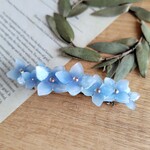 淡色紫陽花バレッタ