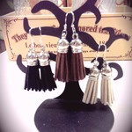 タッセルピアス 3色(ノンホールピアス可)