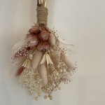 【mini】pink & white〜ドライフラワースワッグ