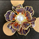 ビッグフラワーの帯留め☆ブローチ2way