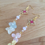 あじさいのピアス