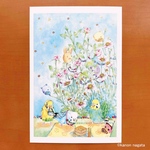 【ポストカード2枚セット】「秋のお花見」