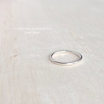 1号から制作可能♪　silver950◆2ｍｍ丸線華奢リング◆受注制作　
