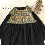 《ladies S/M/L》【ヨークワンピース】ウィリアムモリス　