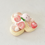 【完成品】おままごとおやつ ＊ いちごパンケーキ