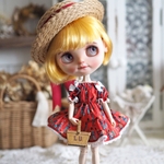 オフショルダーワンピース （Musical March／red）　ブライスアウトフィット