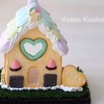 限定品!!パステルカラーのお菓子の家♡ライト付き♪