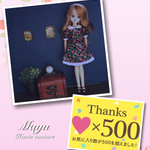 ♡500♡ありがとうワンピ♡ブラック