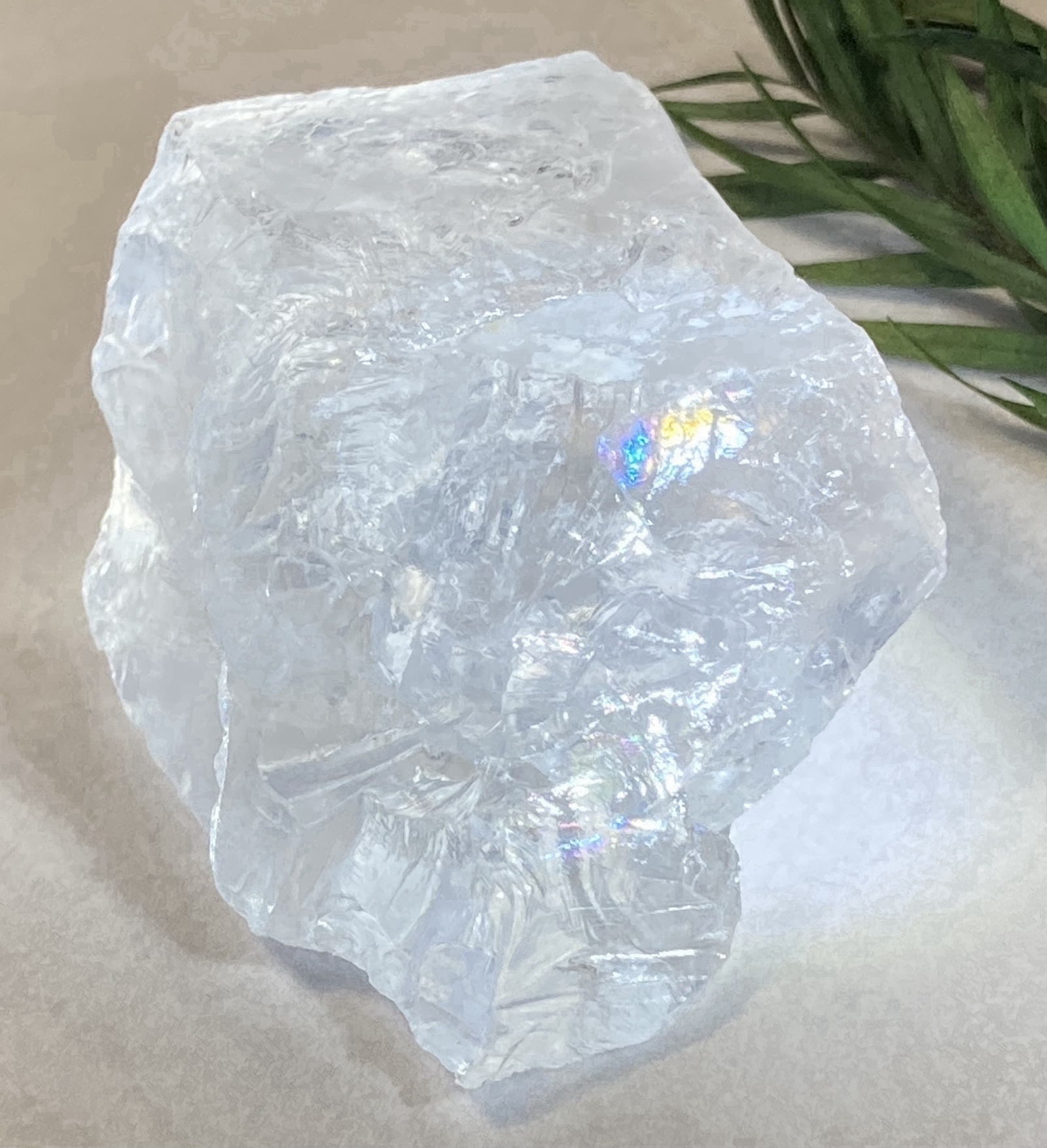 レインボー アイスデビル 氷水晶 クリスタル 原石 氷の悪魔