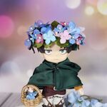 紫陽花の花冠 ピンク入　（ねんどろいどどーるサイズ）　
