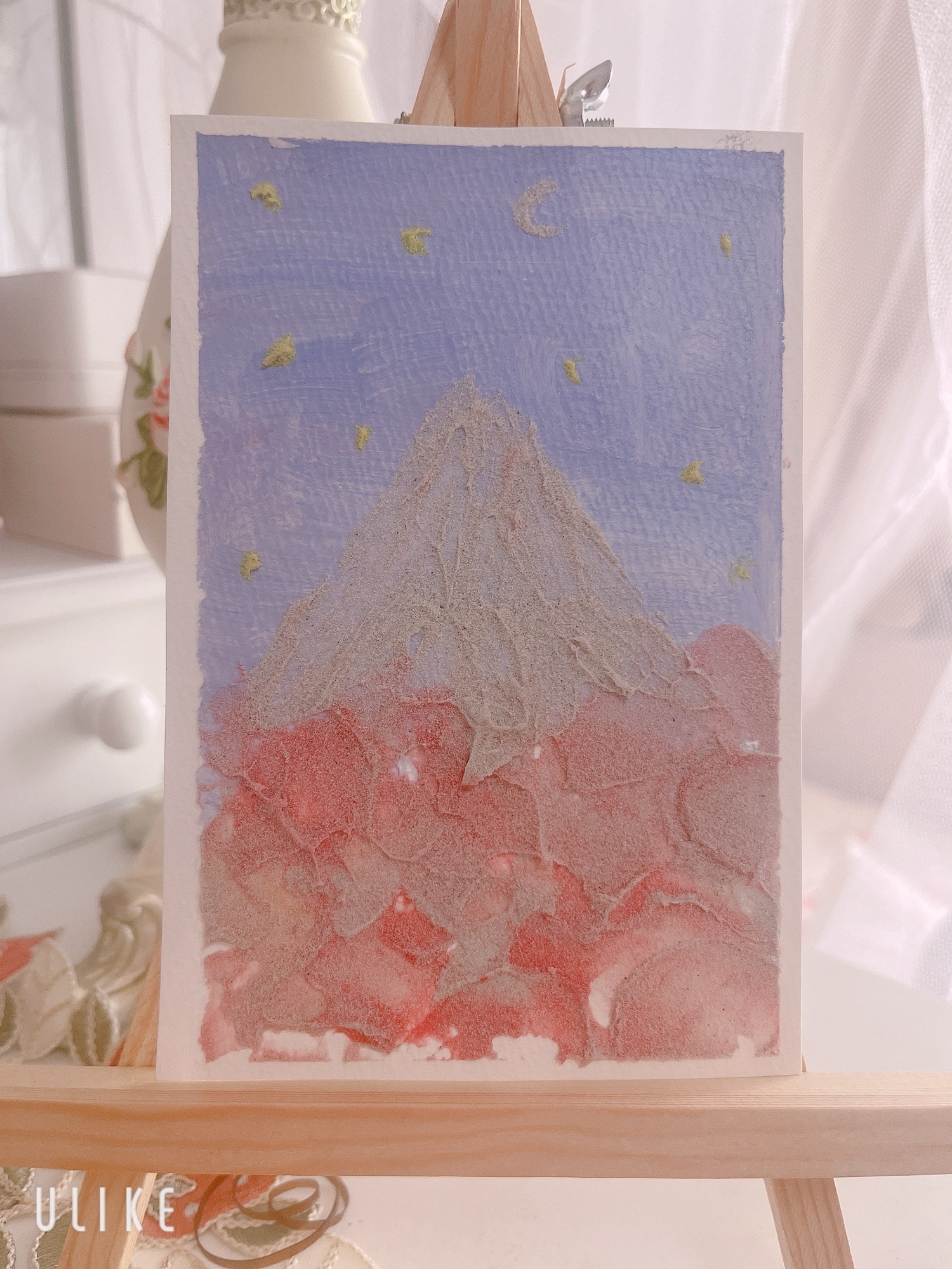 いつかのお月様☾⋆·̩͙⑅*テクスチャーアート - Lizzy | minne byGMO