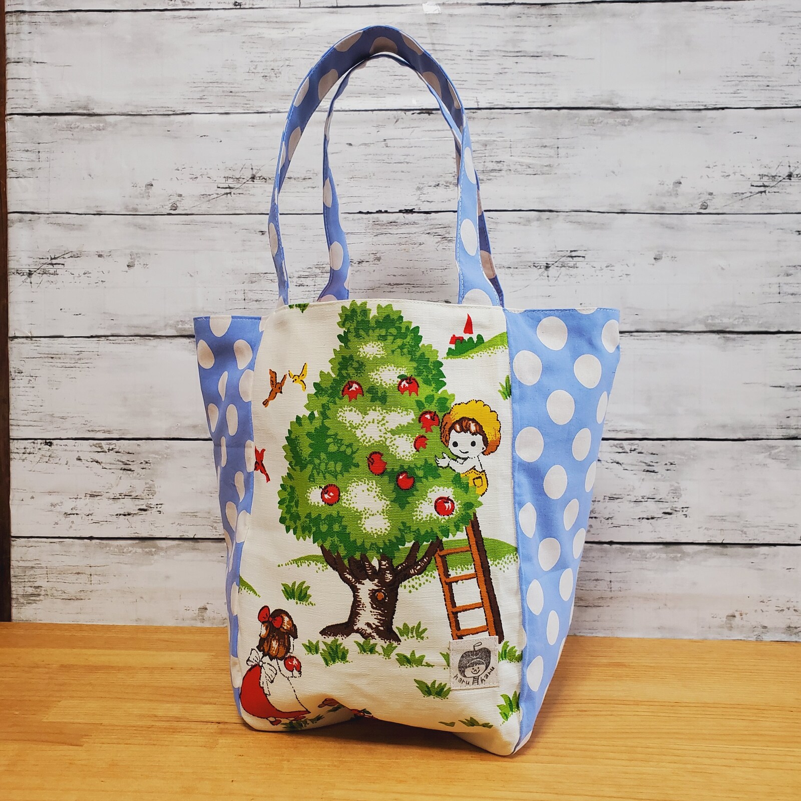 魔法少女ララベル 昭和レトロ ハンドメイド トートバッグ ミニ