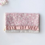 ヘアアクセサリーポーチ　小花柄　