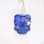 月と星とくま宇宙人くんのシャカシャカキーホルダー