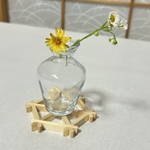 組子の美しさを暮らしに｜和モダン三角組コースター〈市松風〉800円／手仕事の温もり